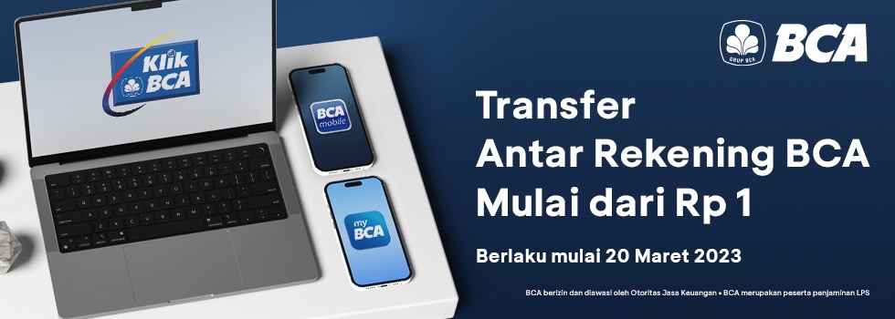 BCA - Information On Minimum Transfer Between BCA Accounts