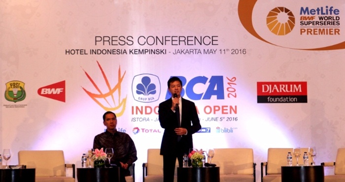 BCA - BCA INDONESIA OPEN SUPERSERIES PREMIER 2016 Bayangan Peta