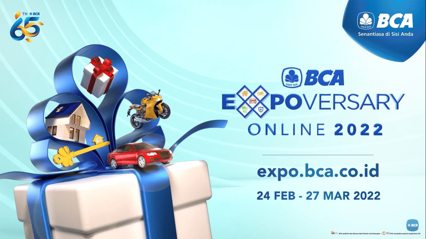 BCA BCA Expoversary Online 2022 Resmi Dibuka, Ajak Masyarakat