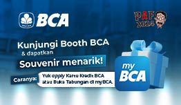 Pandora Box Artmire Festival 2024 - Get Special Souvenirs by Open Account or Apply Credit Card at BCA Booth