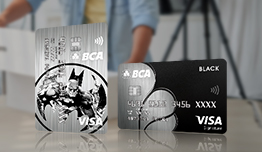 VISA - Cashback Up To IDR1,000,000 for BCA Visa Black Credit Card dan BCA Visa Batman Credit Card