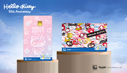 Dapatkan Flazz Edisi Spesial Hello Kitty 50th Anniversary