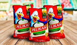 Hokky Supermarket Surabaya - Get 1 Kg Pelikan Rice