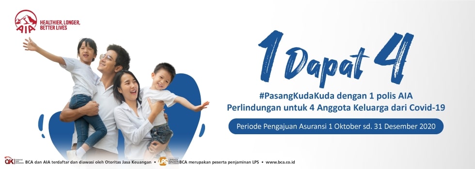 Bca Pasangkudakuda Di New Normal Bersama Bca Aia Program Beli 1 Dapat 4