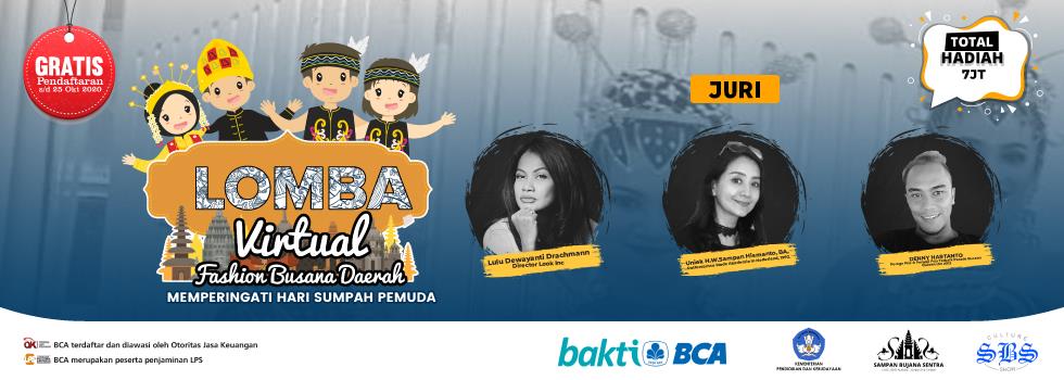 Lomba Virtual Fashion Budaya Daerah Memperingati Hari Sumpah Pemuda