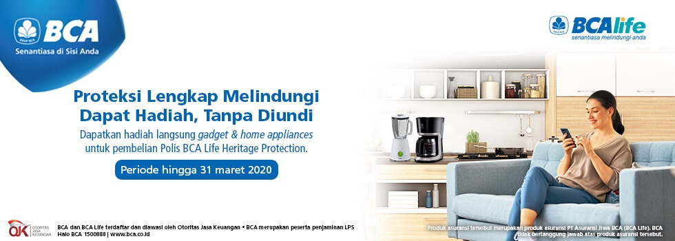 Bca Program Hadiah Langsung Bca Life Heritage Protection